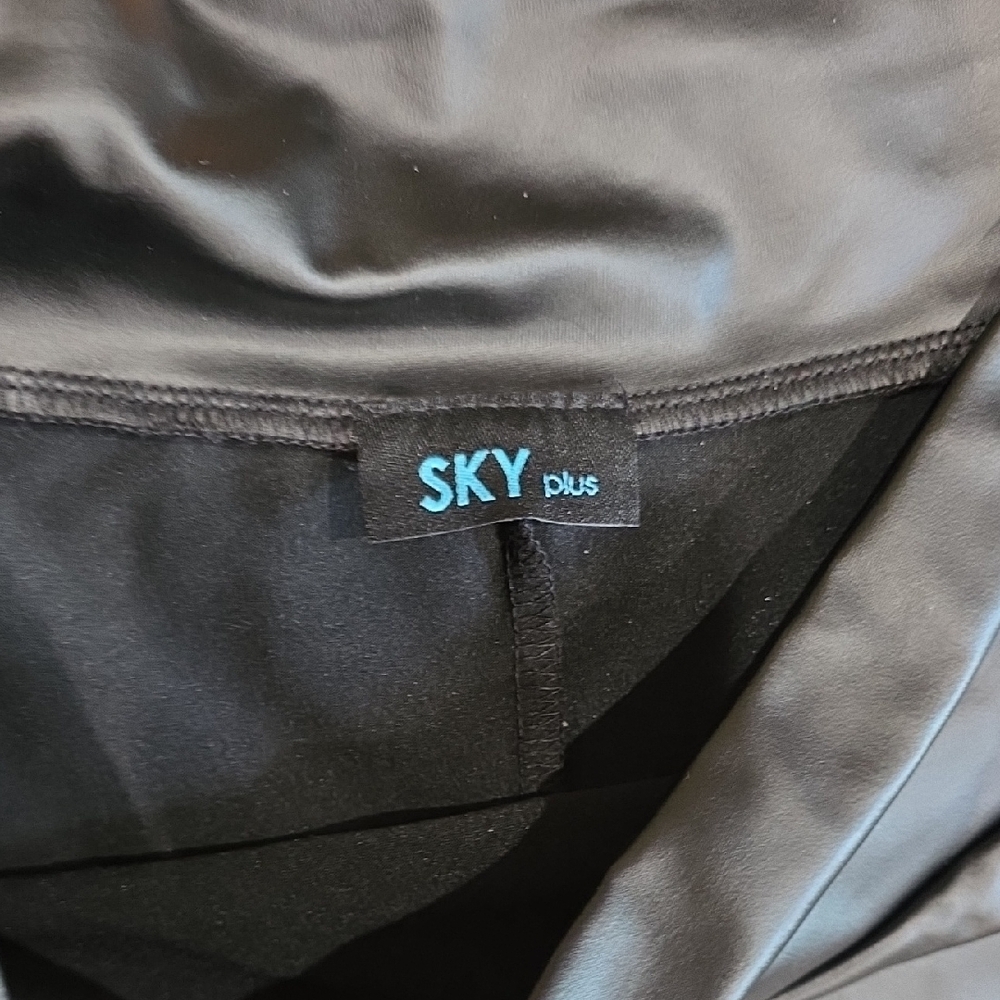Sky Black A-Line Women's Skirt - Picture 2 of 3